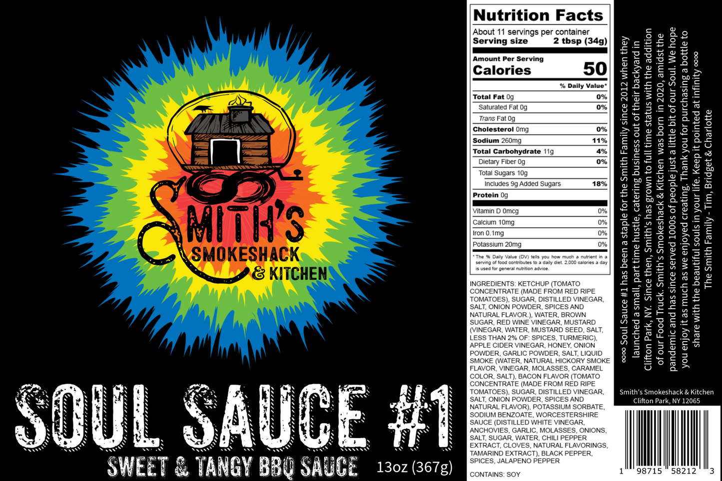 Soul Sauce #1 - A Sweet & Tangy All Day BBQ Condiment & Sauce