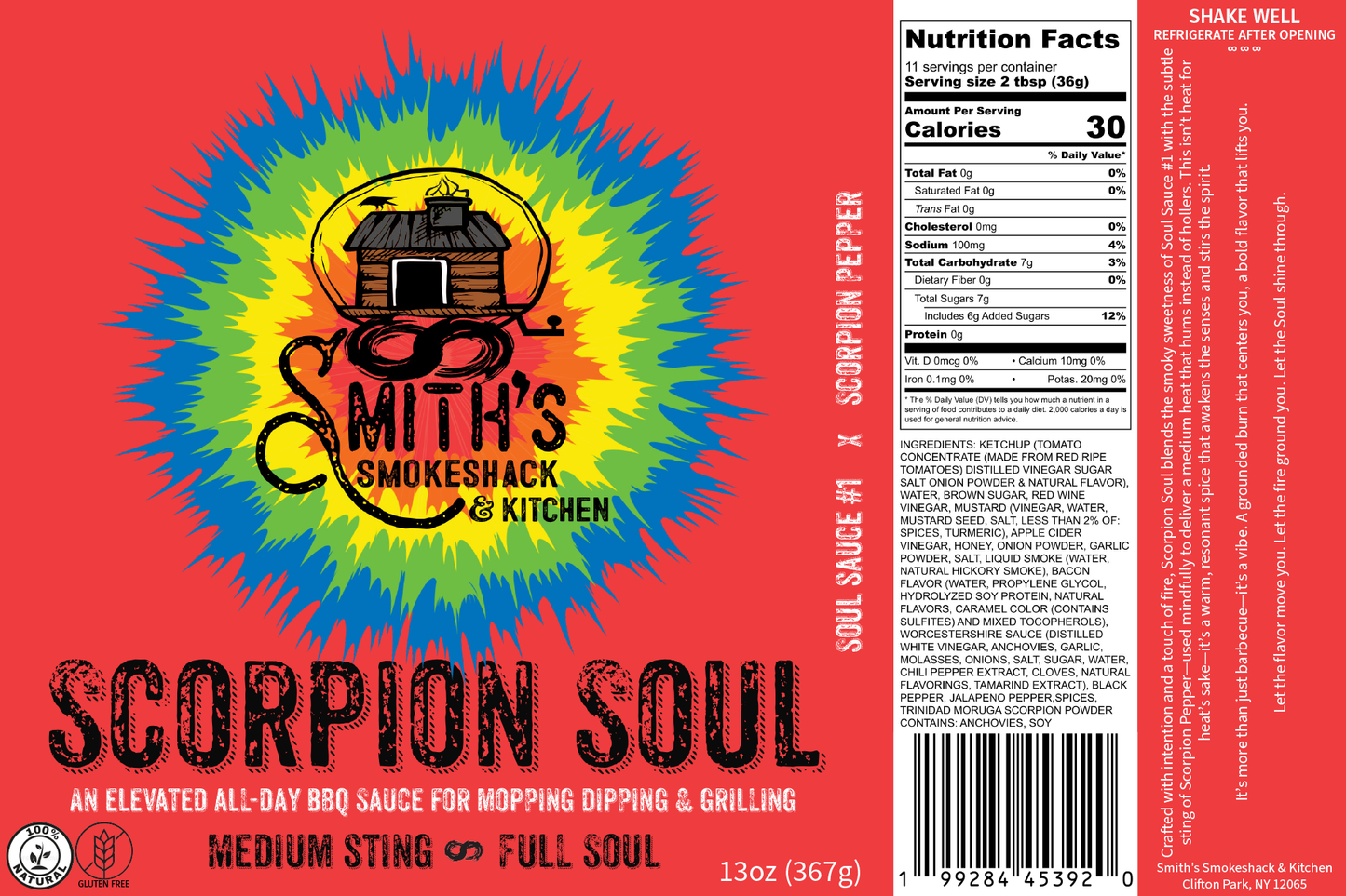 Scorpion Soul Sauce - A Medium Spicy All Day Mopping, Dipping, and Grilling Sauce